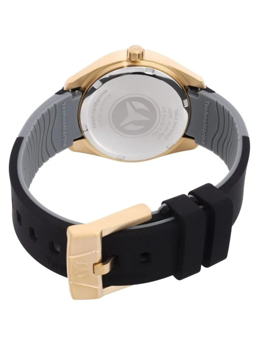 NWT Technomarine Ocean Quartz Gold Dial Ladies Watch